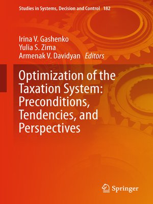 cover image of Optimization of the Taxation System